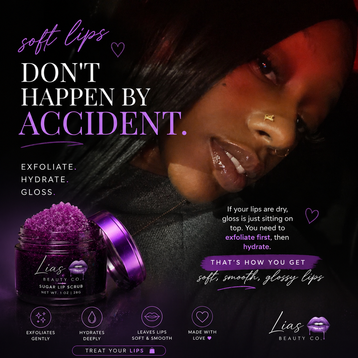 Lia’s Sugar Lip Scrub